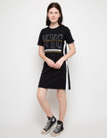 OLD GOL SCREEN PRINTING DRESS
