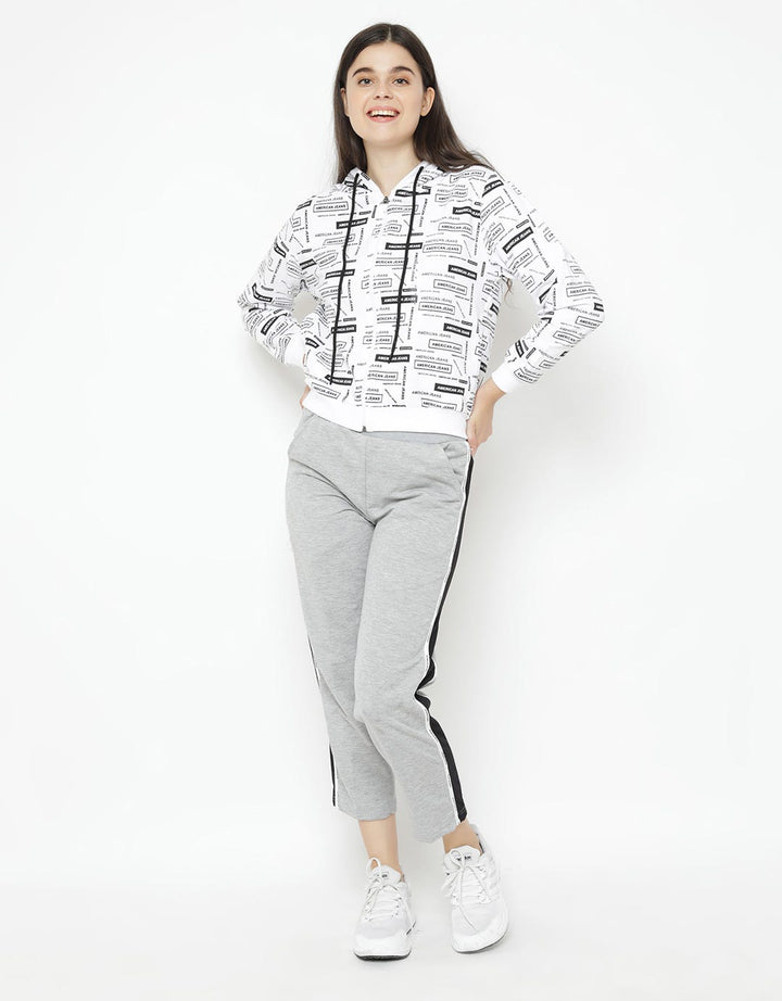 JACKET HOODIE KNIT W
