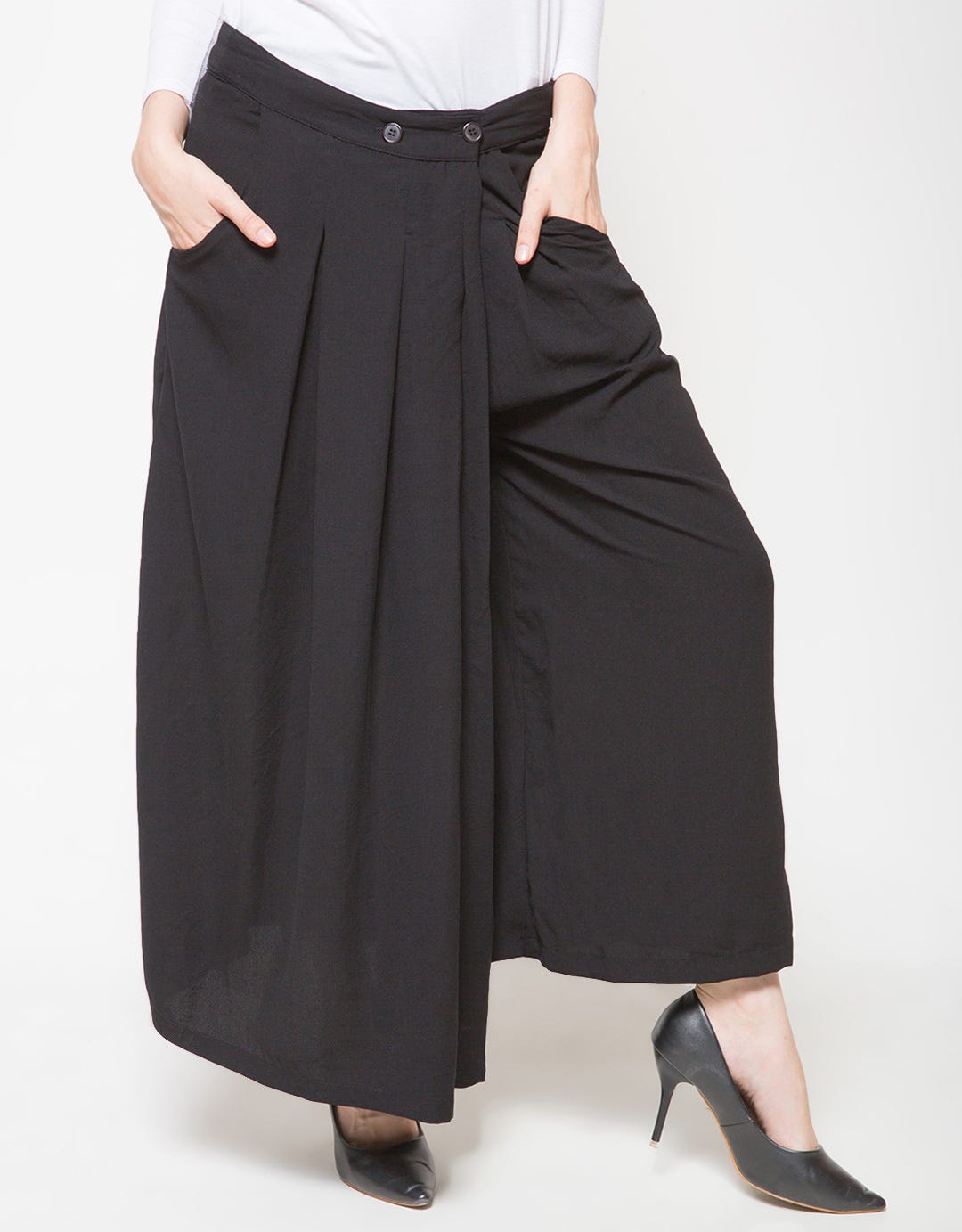Annisa Women's Wide Leg Culottes Pants
