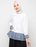 CHECKED BLOUSE COMBI
