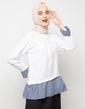 CHECKED BLOUSE COMBI