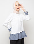 CHECKED BLOUSE COMBI