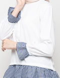 CHECKED BLOUSE COMBI