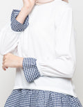 CHECKED BLOUSE COMBI