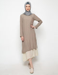 LS DRESS PLAIN COMBI