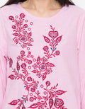 BLUE FLOWER EMBRO TR