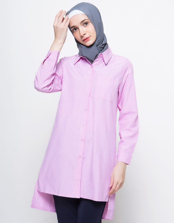 Annisa Hilo Stripes Women's Shirt