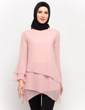 M LS BLOUSE WITH PEA