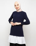 Annisa Long Knit Top Kombinasi