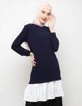 Annisa Long Knit Top Kombinasi