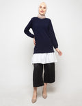 Annisa Long Knit Top Kombinasi