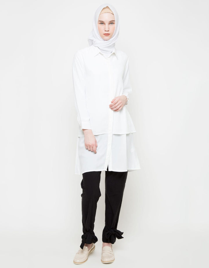 M LS LAYERED BLOUSE