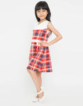 Appleberry Dress Check Girls AbShp001