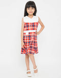 Appleberry Dress Check Girls AbShp001