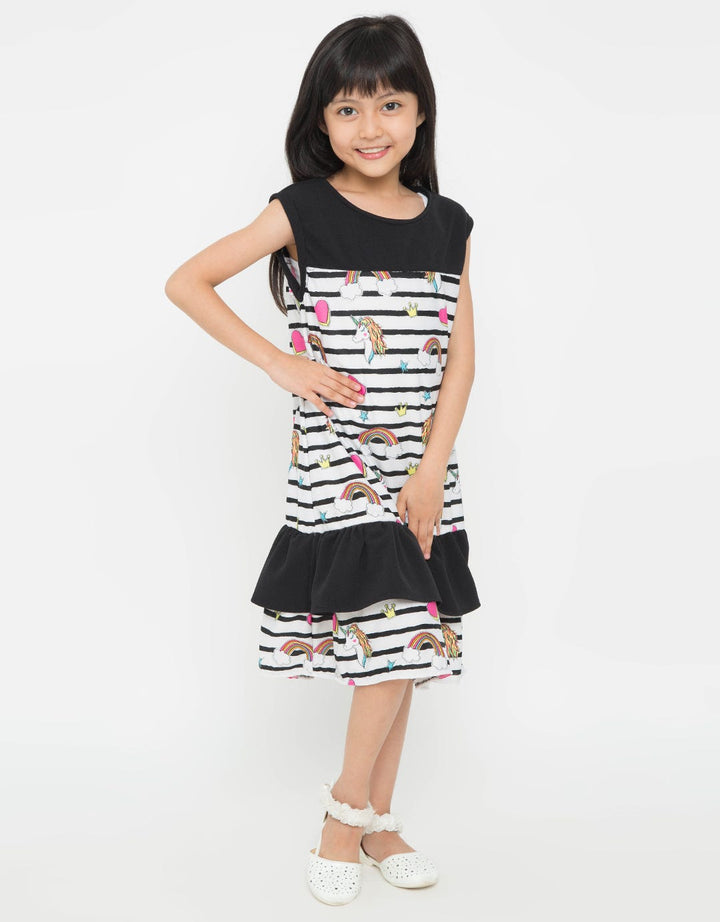 Appleberry Dress Unicorn Anak Perempuan AbShp004 &