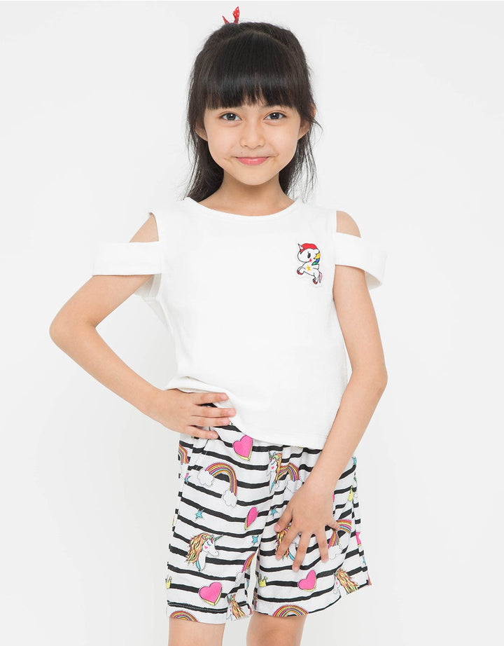 Appleberry Girls Unicorn Suit AbShp023