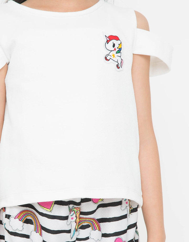 Appleberry Girls Unicorn Suit AbShp023