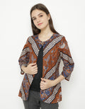 Arjuna Weda Blazer Batik Border Banji