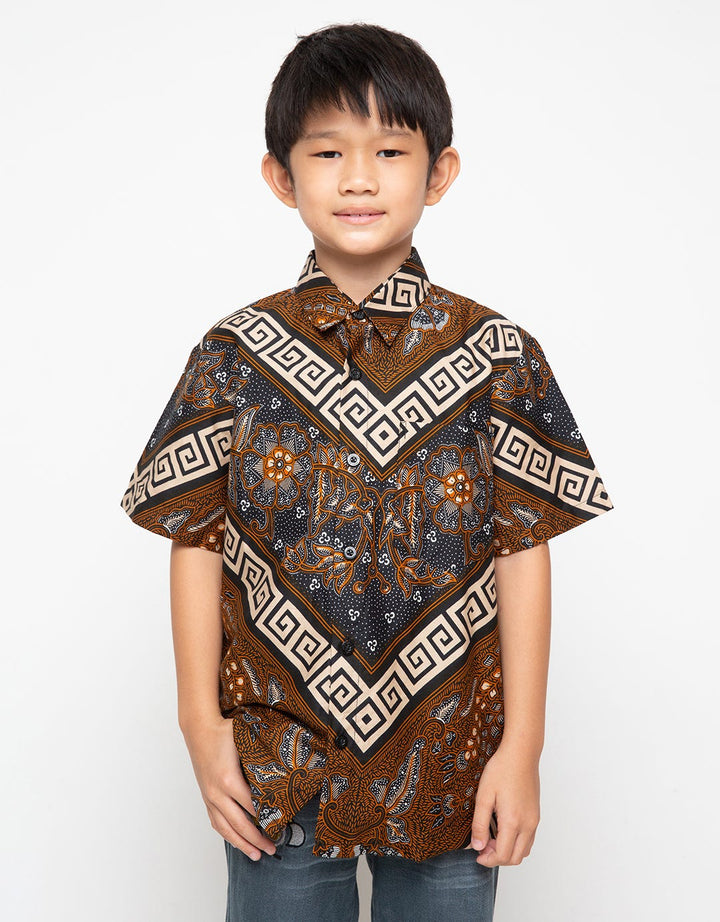 Arjuna Weda Hem Batik Border Banji
