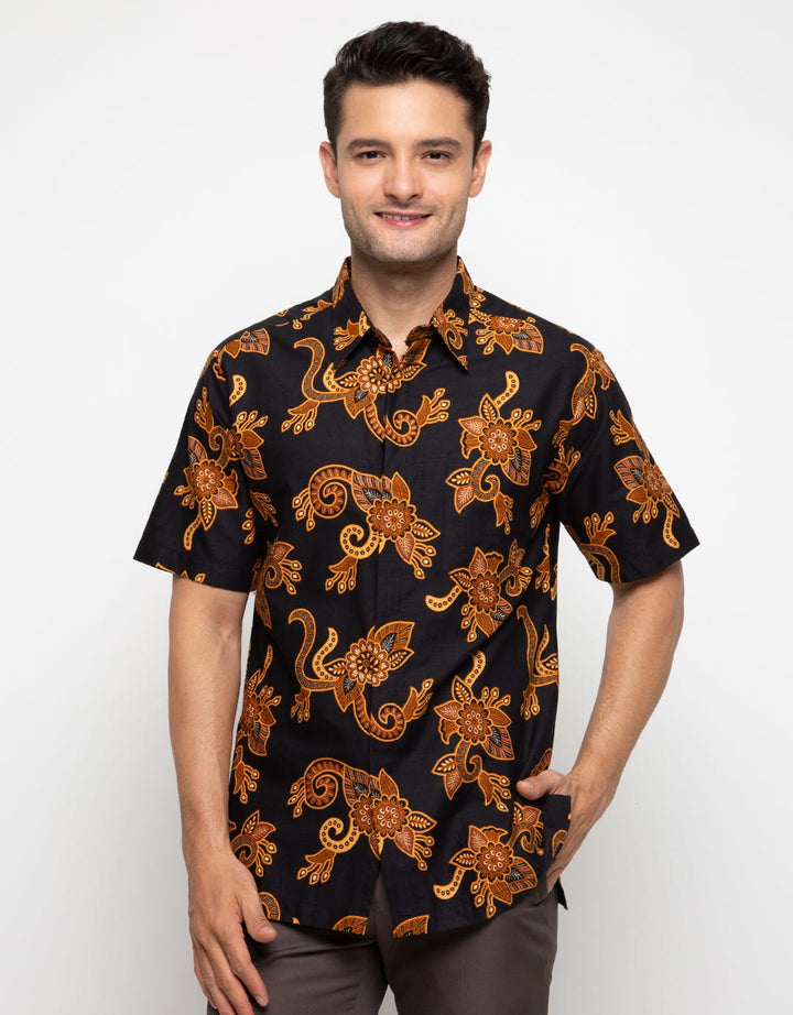Arjuna Weda Batik Shirt Flower Tail