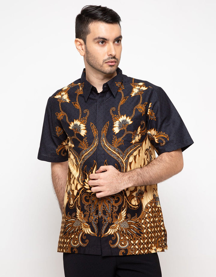 Arjuna Weda Kawung Parang Batik Shirt