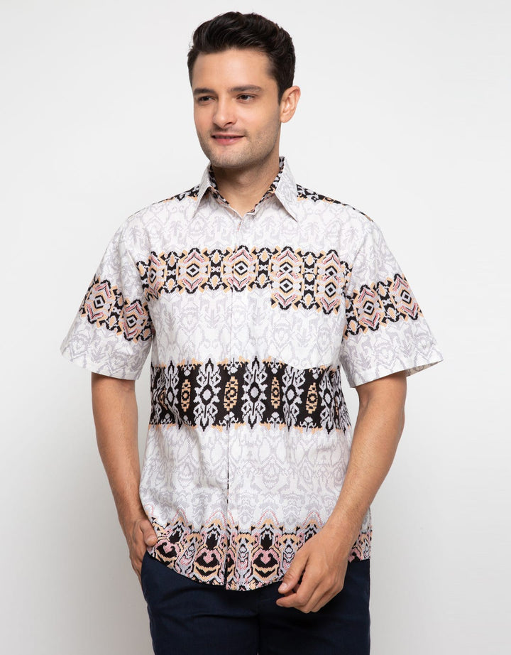 Arjuna Weda Modern Batik Shirt Ren
