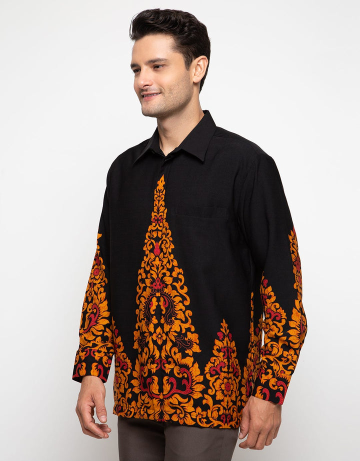 Arjuna Weda Leaf Carved Batik Shirt