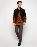 Arjuna Weda Leaf Carved Batik Shirt
