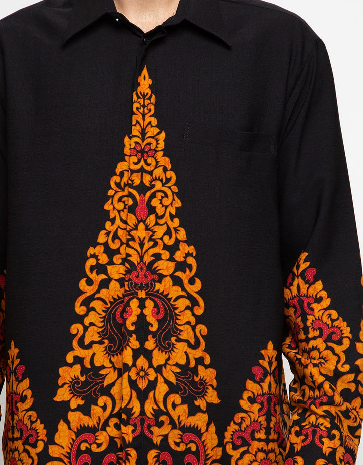 Arjuna Weda Leaf Carved Batik Shirt