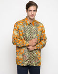 Arjuna Weda Batik Shirt with Fan Flower
