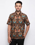 Arjuna Weda Butterfly Heart Batik Shirt