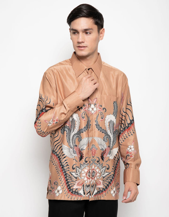 Arjuna Weda Twin Peacock Batik Shirt