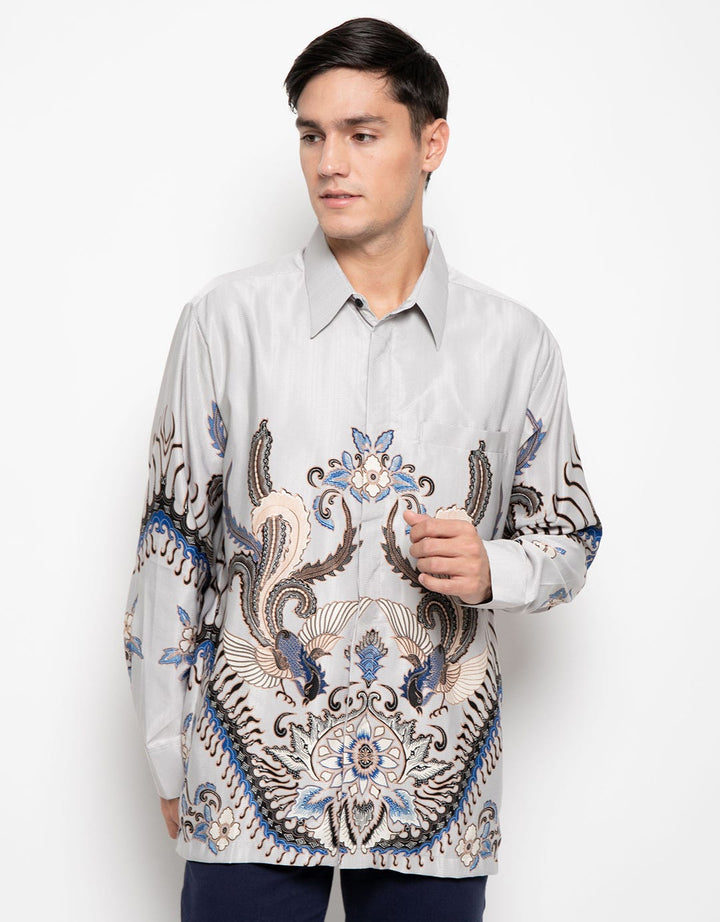 Arjuna Weda Twin Peacock Batik Shirt