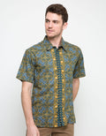 Arjuna Weda Kawung Printed Batik Shirt