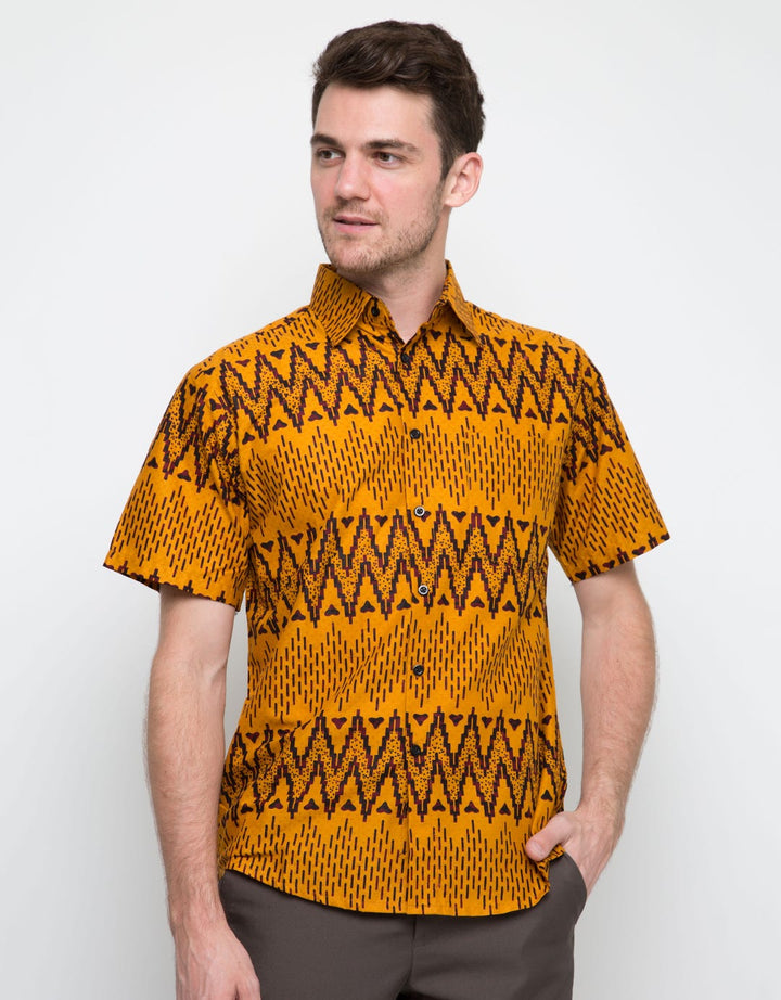 Arjuna Weda Batik Shirt Print Rangrang Embroidered