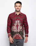 Arjuna Weda Batik Shirt Sawat Heart Leaf