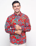 Arjuna Weda Body Fit Sawat Nitik Rentes Men's Shirt