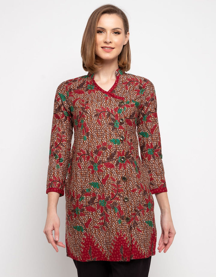 Arjuna Weda Tunic Batik Fish Scales