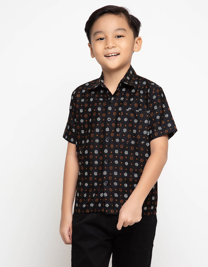 Arjuna Weda Batik Shirt, Flower Mountain