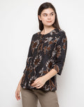 Arjuna Weda Blouse Old Taro Leaf Batik