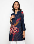 Arjuna Weda Tunic Batik Merak Parang