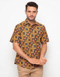 Adikusuma Hem Batik Lereng Kawung Pria