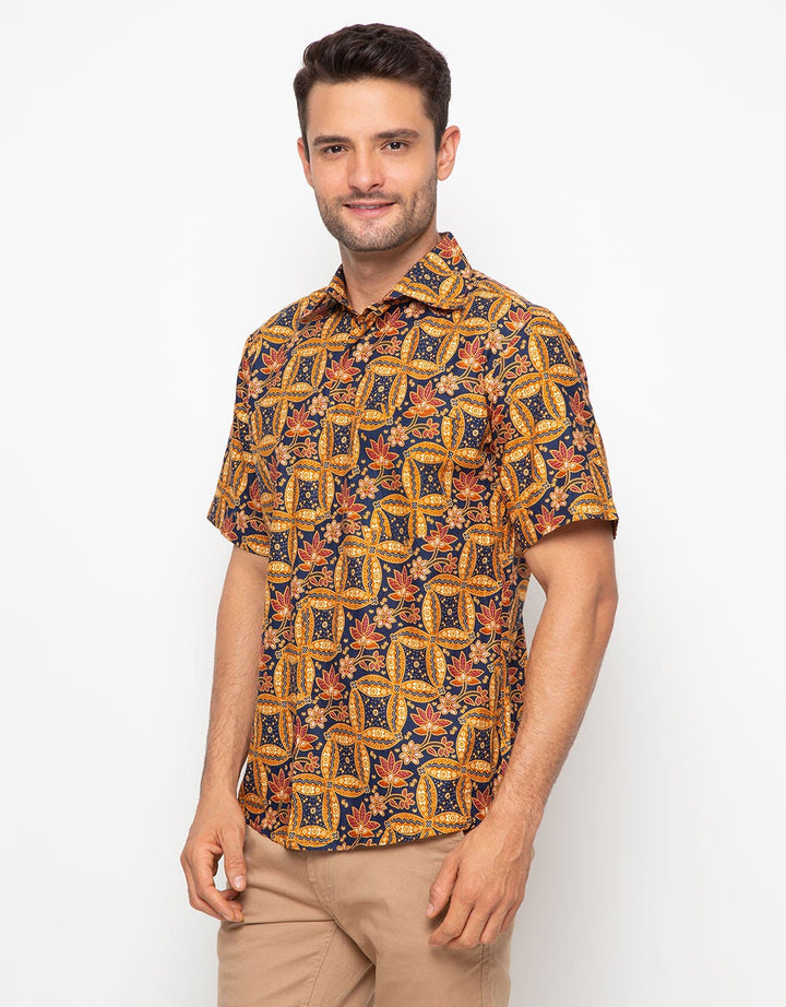Adikusuma Hem Batik Lereng Kawung Pria