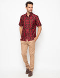 Adikusuma Batik Shirt with Jepara Woven Motif 532487119