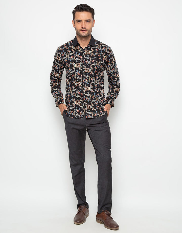 Bali Lestari AKSL-06-AKSL Slimfit Long Sleeve Men's Shirt