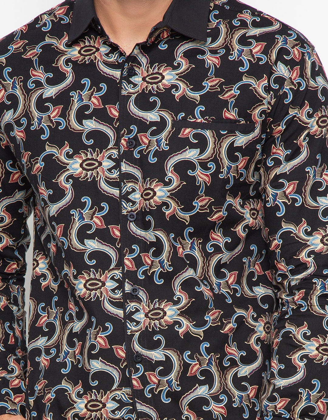 Bali Lestari AKSL-06-AKSL Slimfit Long Sleeve Men's Shirt