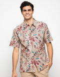 Arjuna Weda Batik Shirt with Cassava Leaf Ceplok