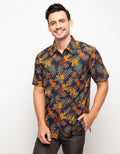 Arjuna Weda Batik Shirt Grape Leaves