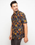Arjuna Weda Batik Shirt Grape Leaves