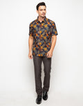 Arjuna Weda Batik Shirt Grape Leaves